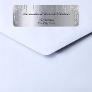 Search for silver glam return address labels Luxury