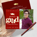 Recherche de la g invitations Rouge