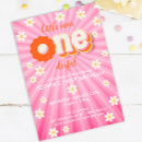 Recherche de little miss onederful invitations Fleurs rétro fantaisie