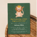Search for little king invitations Lion