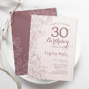 Search for dusty pink floral invitations Elegant