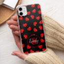 Recherche de une personne iphone coques Arrière plan noir