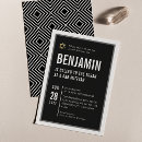 Recherche de chevron noir et blanc invitations Pour enfants