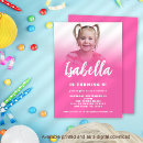 Search for 5th birthday invitations Girly