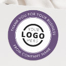 Search for purple business stickers Thanks