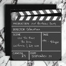 Search for film birthday invitations Clapperboard