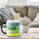 Recherche de lettre verte tasses Élégant