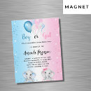 Search for boy and girl party invitations Pink and blue