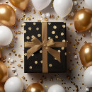 Search for black holiday wrapping paper Stripes