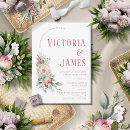 Search for pink peony wedding invitations Floral