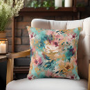 Search for teal and brown pillows Abstract