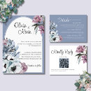 Search for dusty blue and pink wedding invitations Trendy