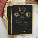 Search for crescent moon wedding invitations Celestial