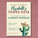 Search for cactus birthday invitations Sombrero