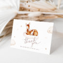 Recherche de deer remerciements cartes Baby shower boisé