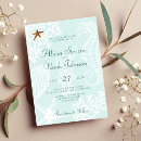 Search for coastal wedding invitations Starfish