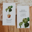 Search for plant nursery business cards Watercolor