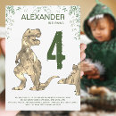 Search for tyrannosaurus rex birthday invitations Jungle
