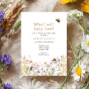 Recherche de bee gender reveal invitations Il ou elle