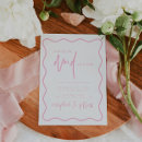 Search for red and pink wedding invitations Bold
