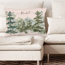 Recherche de montagne coussins Bois