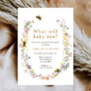 Search for what will it bee gender reveal invitations Bee baby shower