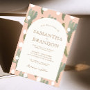Search for cactus wedding invitations Bohemian