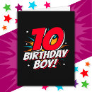 Search for 10 year old boy cards 10th
