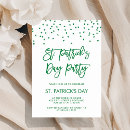 Search for st patricks day party invitations Typography