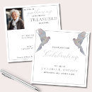 Search for dove funeral invitations Celebration of life