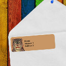 Search for tiger return address labels Black
