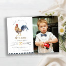 Search for cute rooster invitations Barnyard
