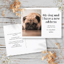 Search for funny dog image invitations Change of address