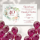 Search for 40th anniversary banners Elegant