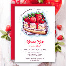 Recherche de fraise kawaii invitations Rose