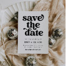 Search for 70s party save the dates Retro