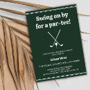 Search for golf bachelor party invitations Modern