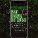 Recherche de trefle irlandais invitations Saint patrick