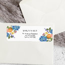 Search for hydrangea flower return address labels Modern