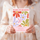 Search for multicolor invitations Retro