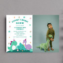 Search for stomp chomp roar invitations Cute dino