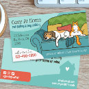 Recherche de animaux drôles cartes visite Customer