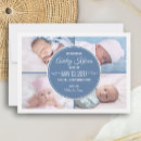 Recherche de boy birth announcement cards Bleu poussiéreux