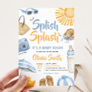 Search for splash bash invitations Blue