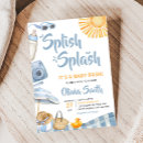 Recherche de beach baby shower invitations Été