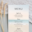 Search for beach wedding menus Stylish
