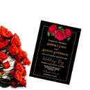 Search for burgundy black wedding invitations Watercolor burgundy floral