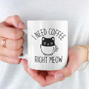 Search for caffeine cat mugs Meow