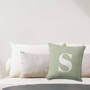 Search for sage pillows Initial