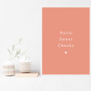 Recherche de hello posters Bonjour joues sucrées
